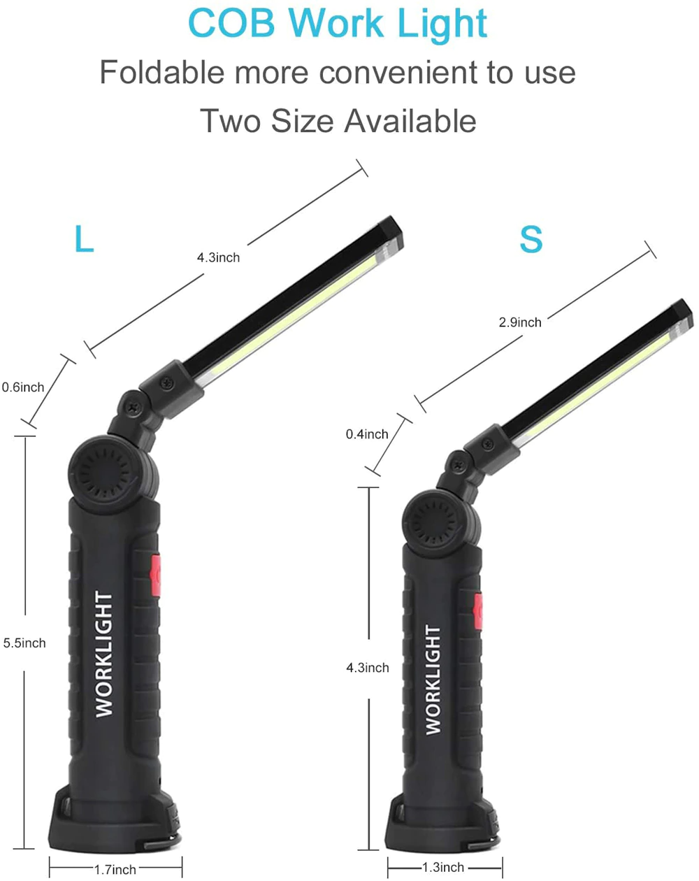 Rechargeable Magnetic LED Work Light