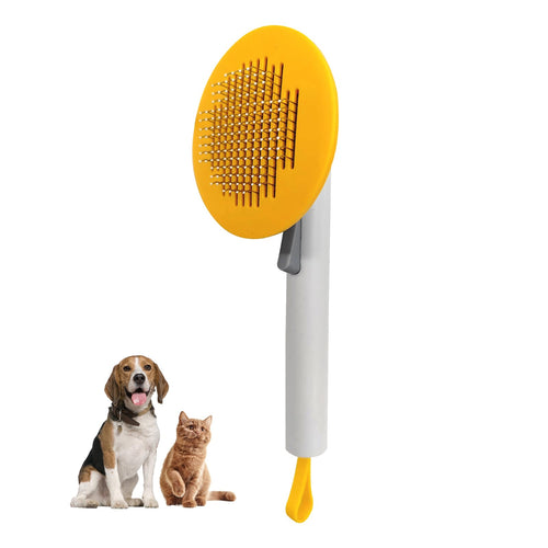 Self-Cleaning Deshedding Brush for Dogs & Cats