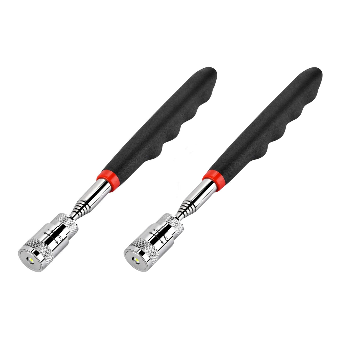 Magnetic Pickup Tool with LED Light (2-Pack)