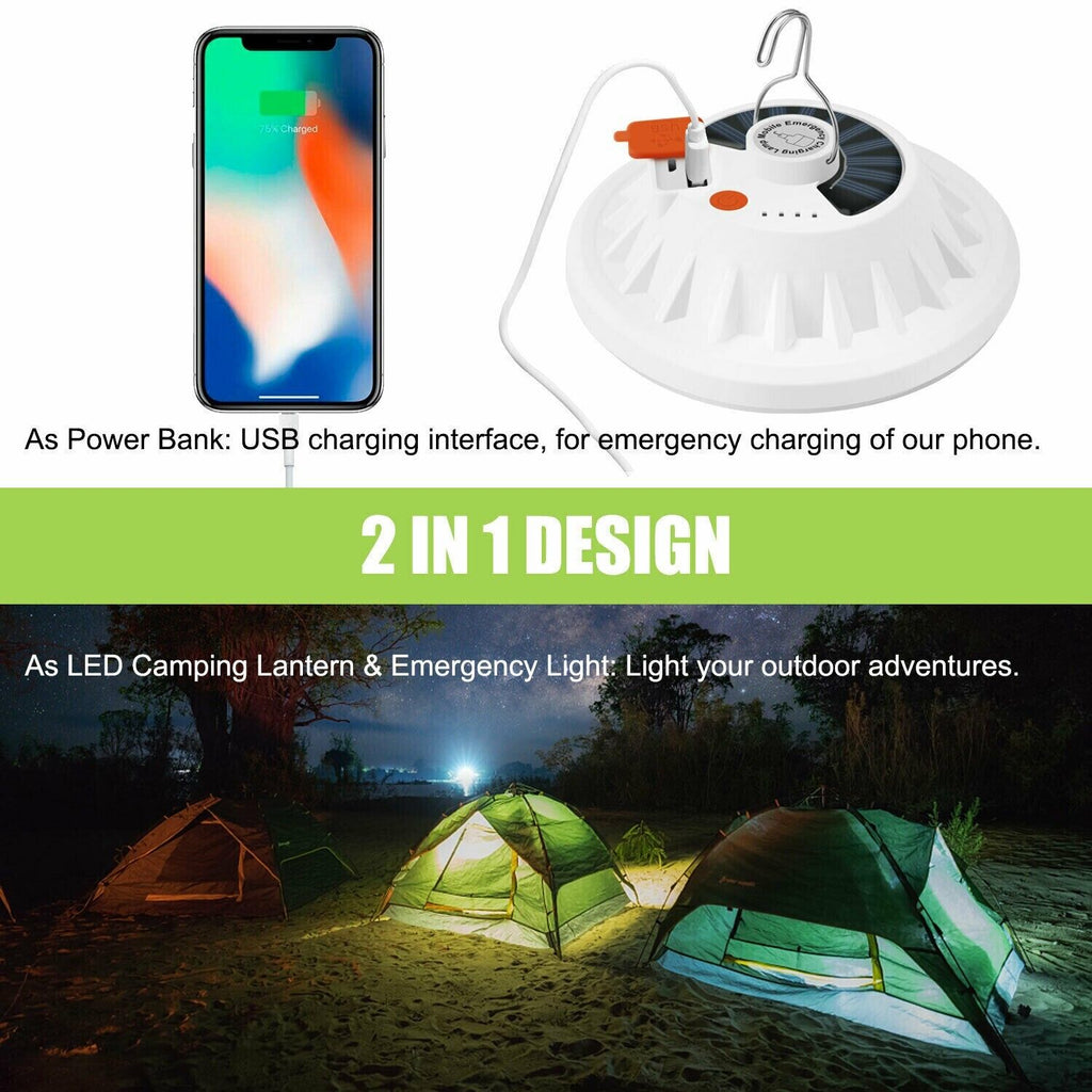 Solar & USB Rechargeable Camping Lantern