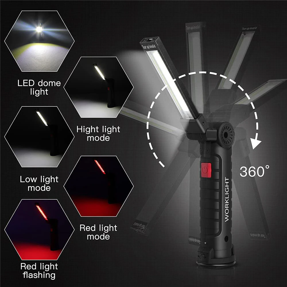 Rechargeable Magnetic LED Work Light